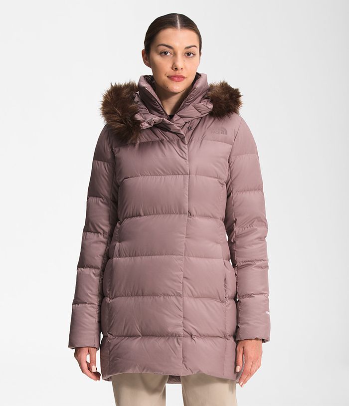 The North Face Womens Parka New Dealio Down 941NJKDRQ - Light Purple
